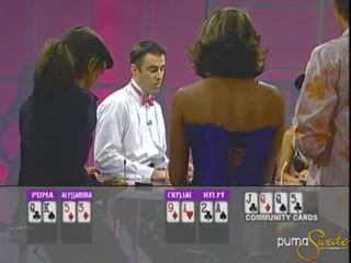 Blond puuma kaalikas wins a jackpot sees pokker