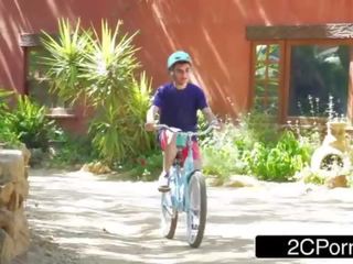 Sexiest Neighborhood MILF Veronica Avluv Fucking a adolescent Who Can't Ride a Bike