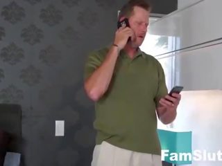 Charming Teen Fucks Step-Dad To Get phone back | FamSlut.com